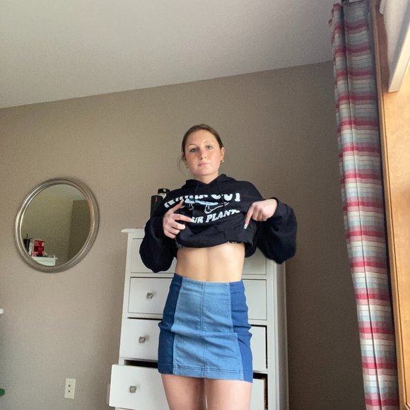 Free People Modern Femme Denim Skirt:) - Picture 2 of 3